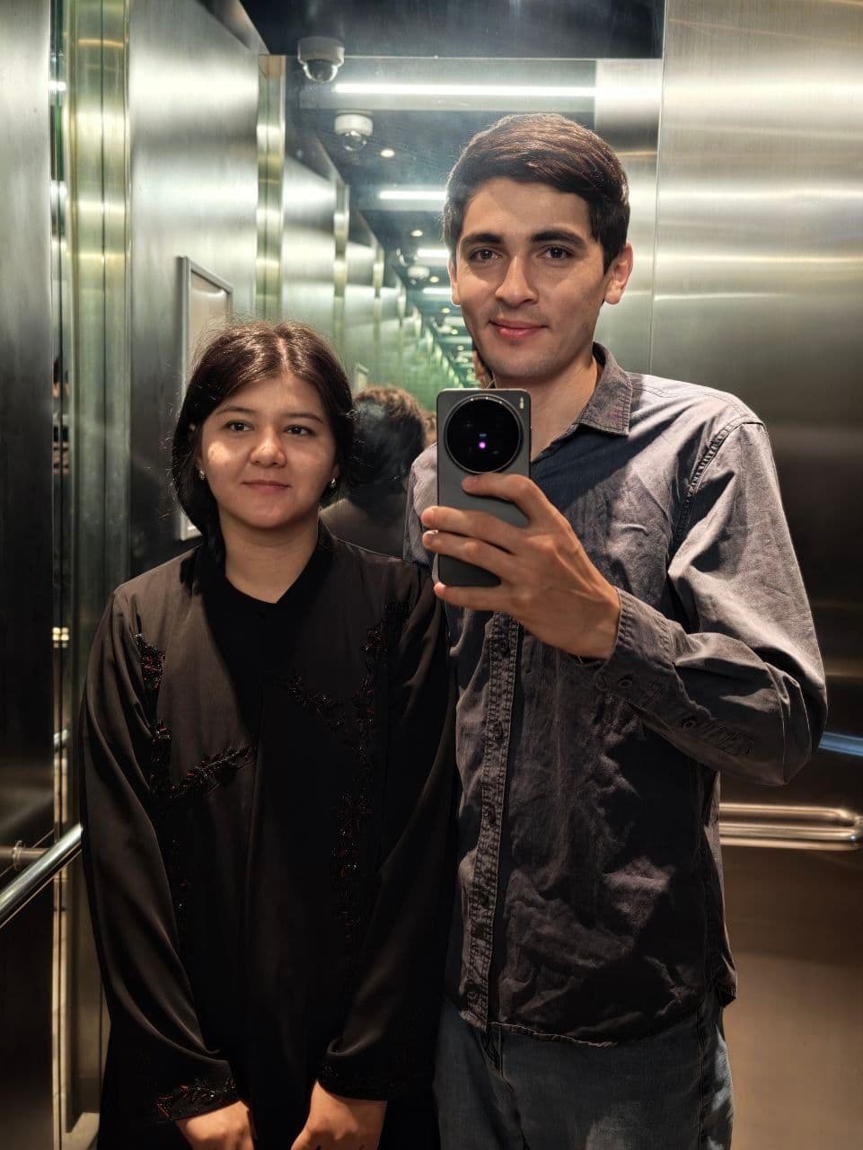 Наше селфи в зеркале